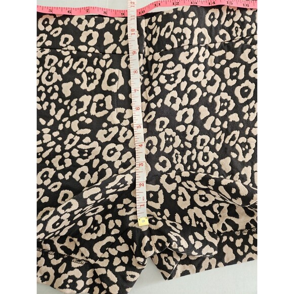 Ann Taylor LOFT Woven Cheetah Patterned Shorts Size 10 Nwot - Picture 8 of 10